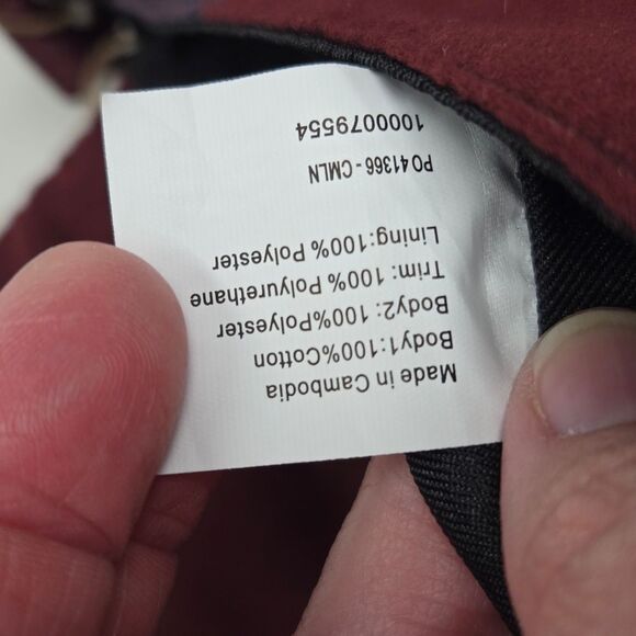 SAKROOTS Cabernet In Bloom Foldover Crossbody Purse Patchwork BEE Keychain NWT - Picture 9 of 15